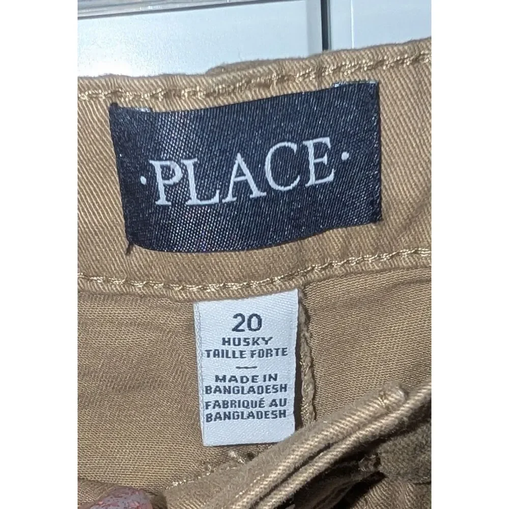 The Children's Place Stretch Chino Pants 4 Pack Size 20H Husky School Uniform